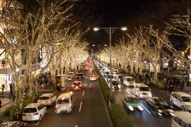東京のクリスマスの風物詩となった表参道イルミネーション／画像提供：Mastercard