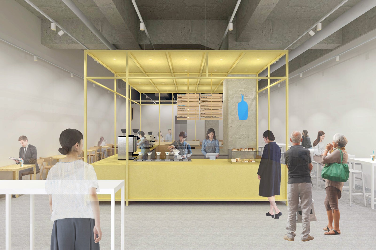 ブルーボトルコーヒー、神戸カフェOPEN日決定　涼しげな限定スイーツも登場