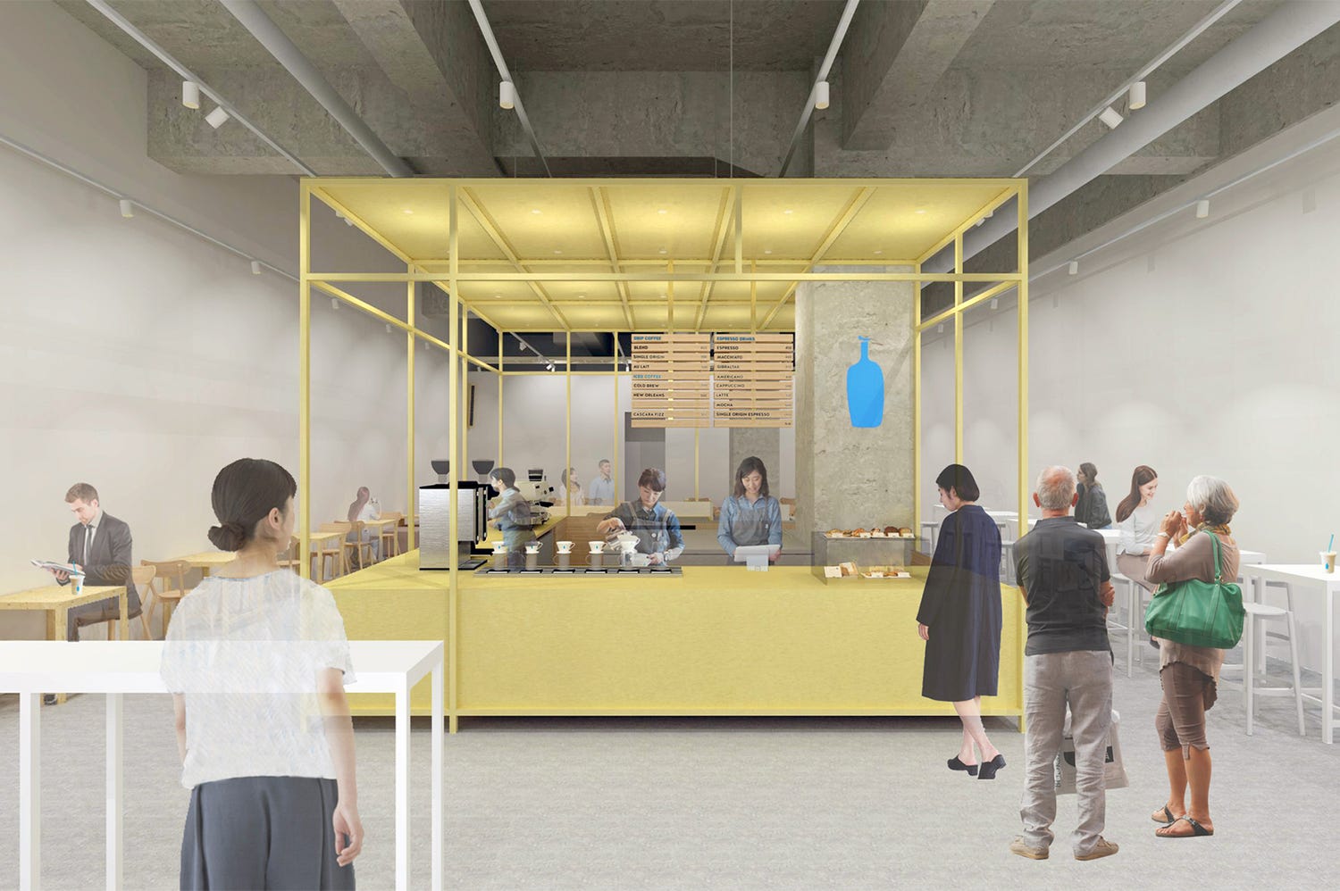 ブルーボトルコーヒー、神戸カフェOPEN日決定 涼しげな限定スイーツも登場