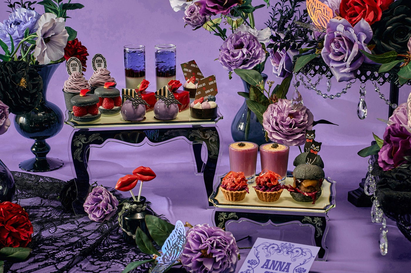 ファンタジー＆ローズ アフタヌーンティー with ANNA SUI／提供画像