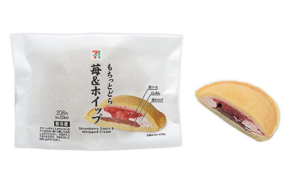 もちっとどら苺&ホイップ