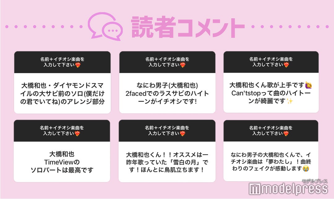 読者コメント（C）モデルプレス