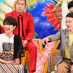 （前列左から）吉瀬美智子、ウエンツ瑛士（後列左から）カズレーザー、オカリナ（C）日本テレビ