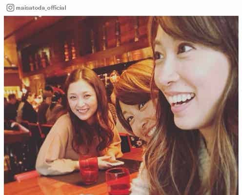 里田まい、石川梨華&長手絢香と“ハロプロOG”女子会「皆かわらず美人」と反響
