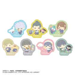 アクリルクリップ(懐玉・玉折)(ランダム7種)税込770円(C)芥見下々/集英社・呪術廻戦製作委員会 (C)2025 SANRIO CO., LTD. APPROVAL NO. L660907