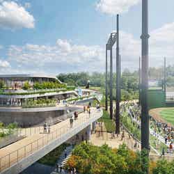 飲食施設と水族館がブリッジでつながる(イメージ)/提供素材