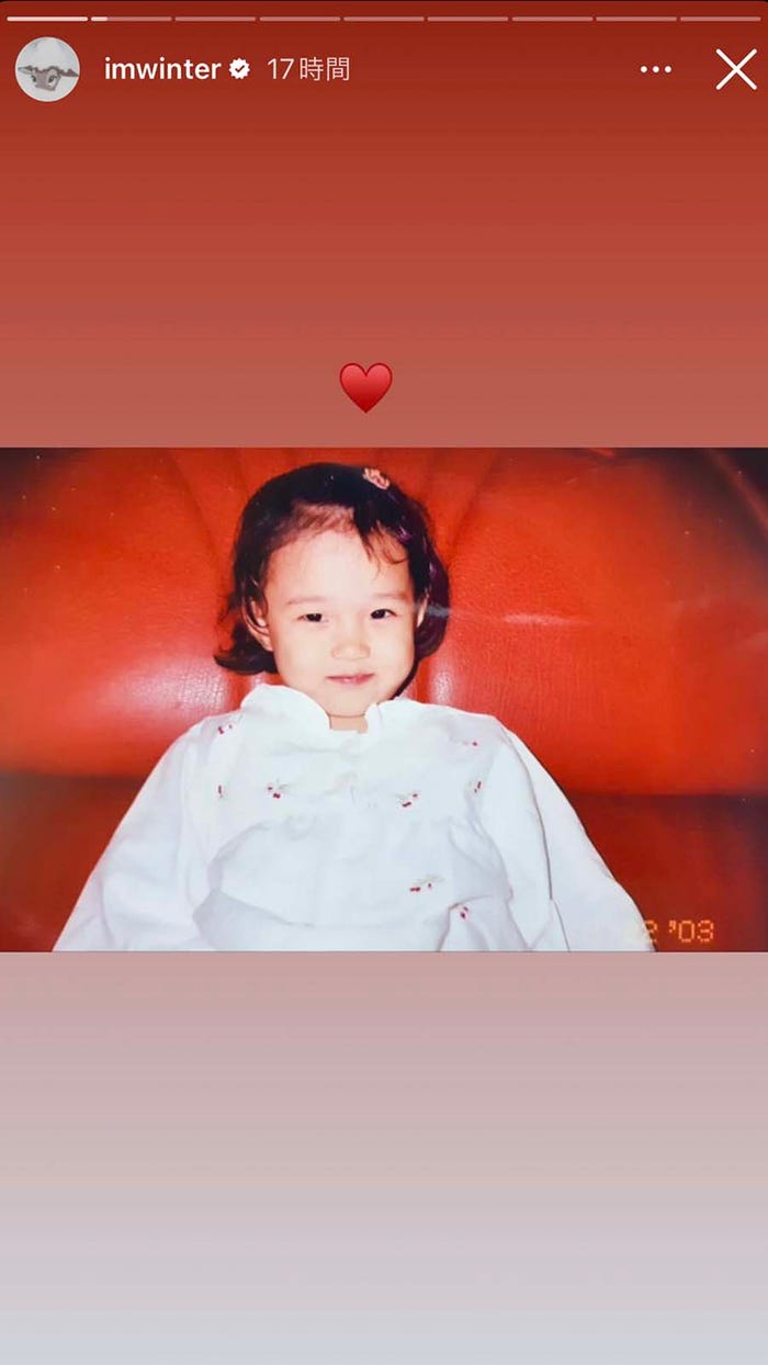 ウィンターInstagramストーリーズより