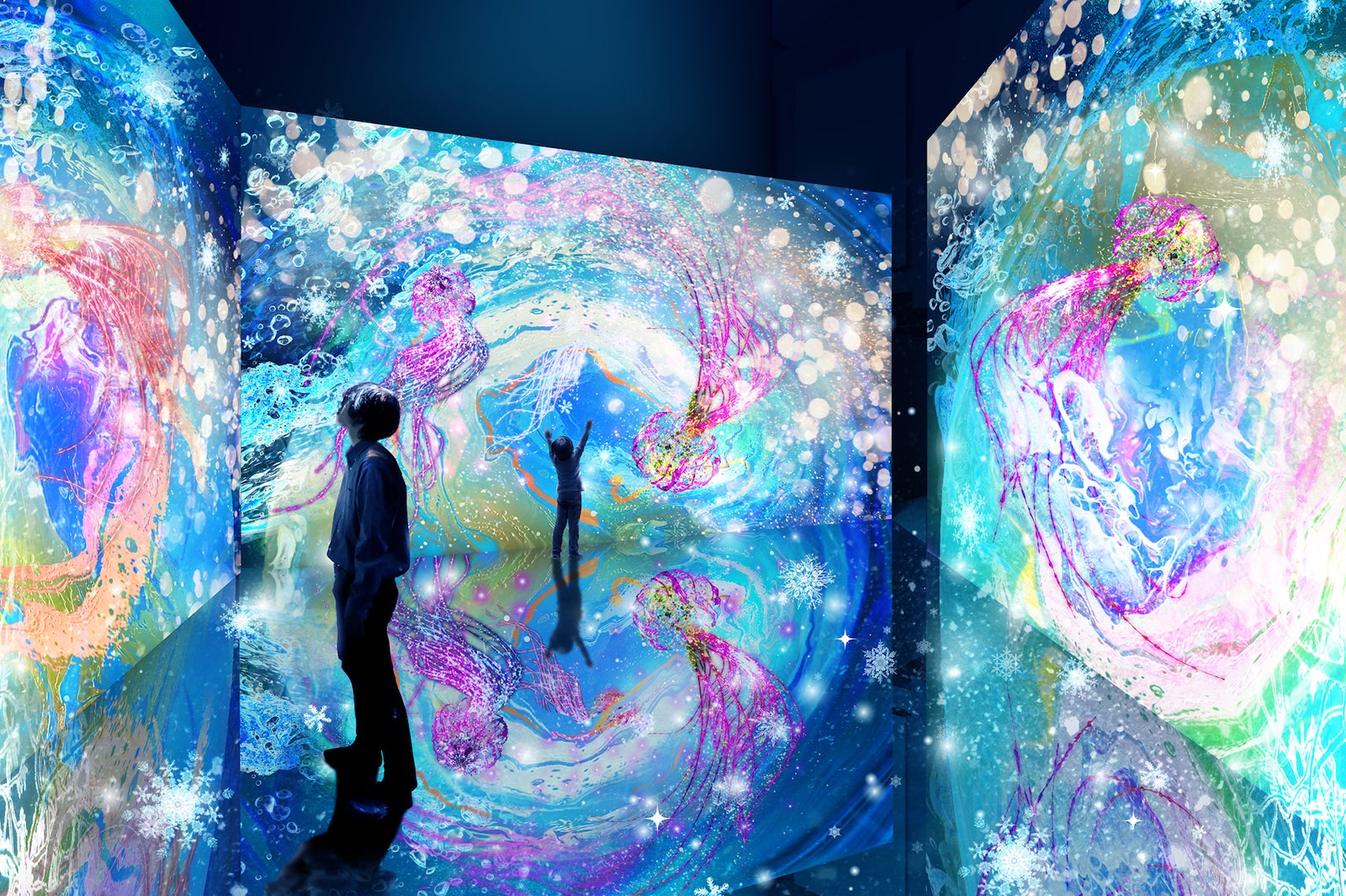 AREA3　Fluid Wall／画像提供：アカツキライブエンターテインメント