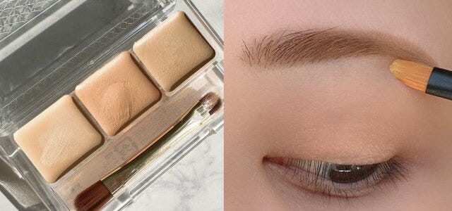 眉尻コンシーラーで立体感のあるきれいな眉に見せる