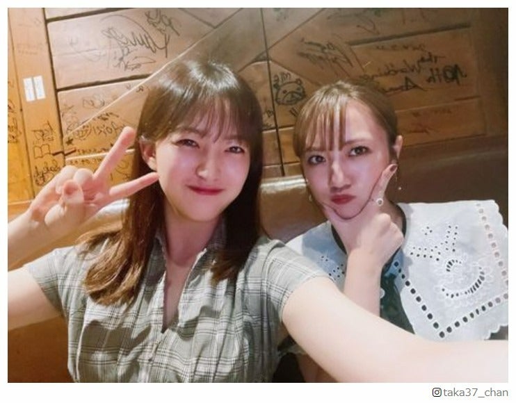 高橋みなみ、田島芽瑠と初めて2人きりに「珍しい組み合わせ」「可愛すぎる」の声