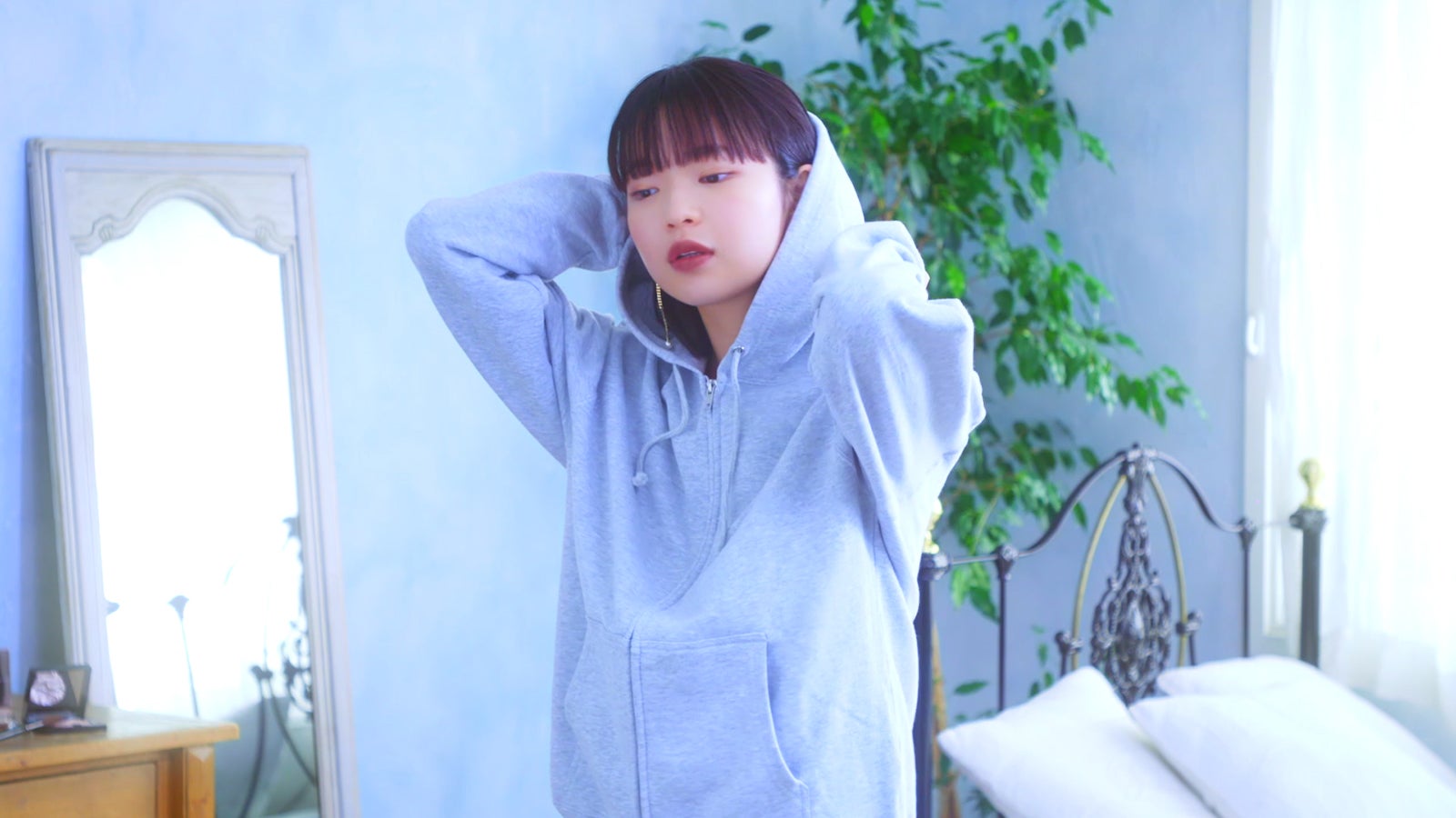 田中芽衣／WEB動画「なりたいわたしが見つかるルージュ」より（提供写真）