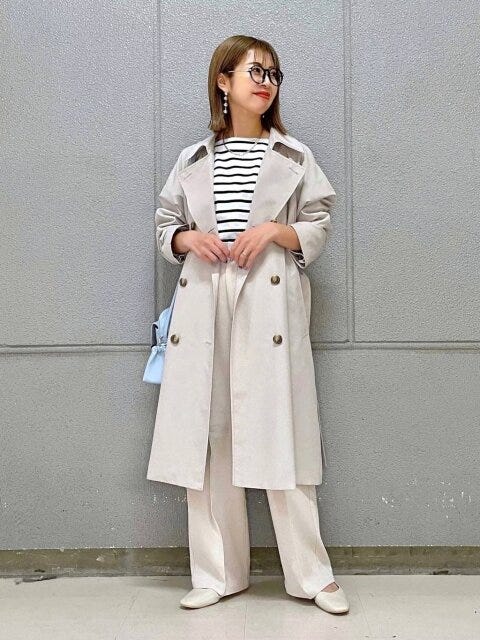 グローバルワーク　優秀パンツ　低身長　スタイルアップコーデ　ウツクシルエットワイドパンツ