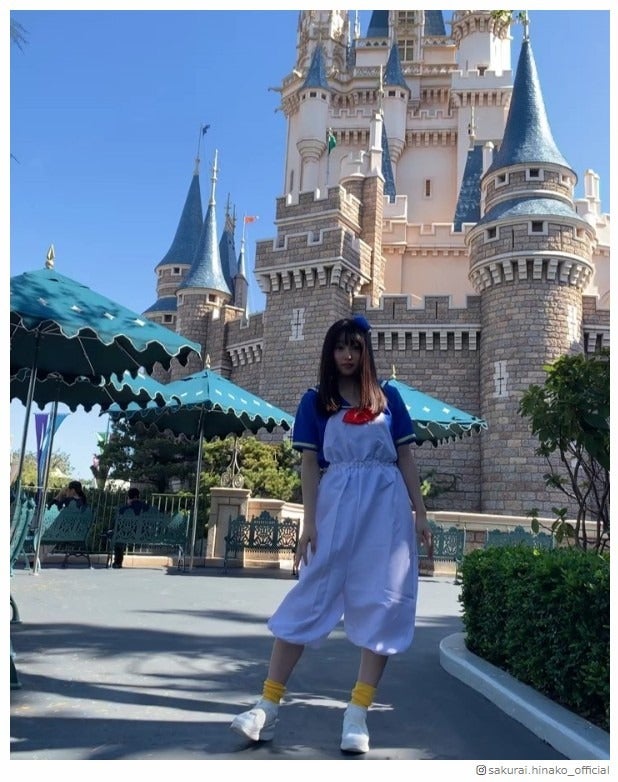 桜井日奈子、ディズニーキャラなりきりコスプレで”お尻ふりふりダンス”「尊い」「天使」とファン悶絶