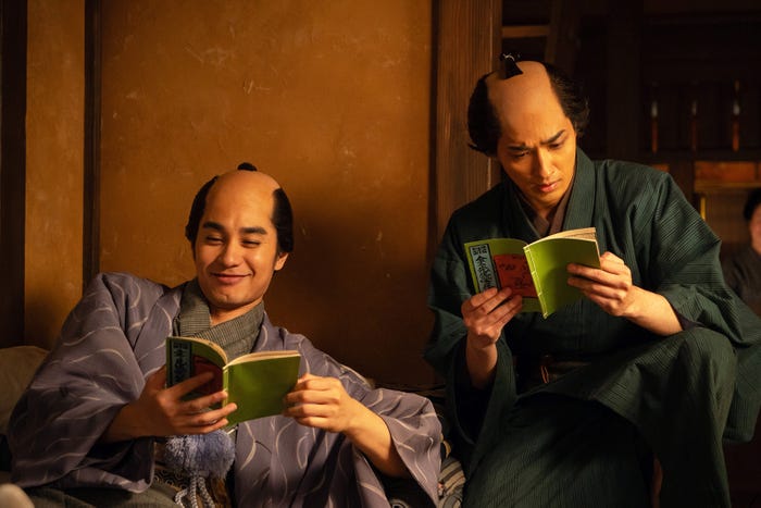 中村蒼、横浜流星「べらぼう~蔦重栄華乃夢噺~」第8話(C)NHK