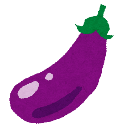 ナスのイラスト(野菜)