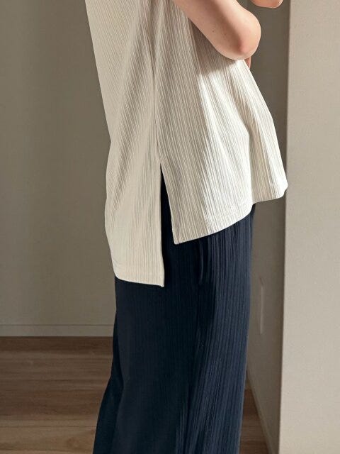 前後差のあるスリット