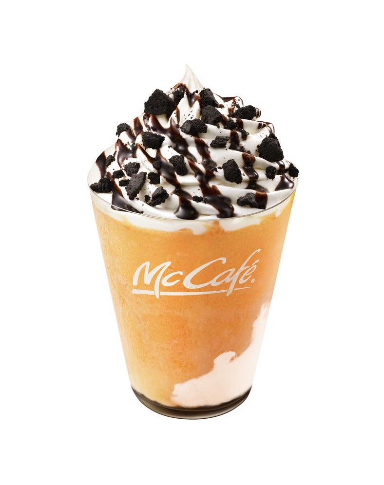 北海道メロン＆チョコフラッペ／画像提供：日本マクドナルド