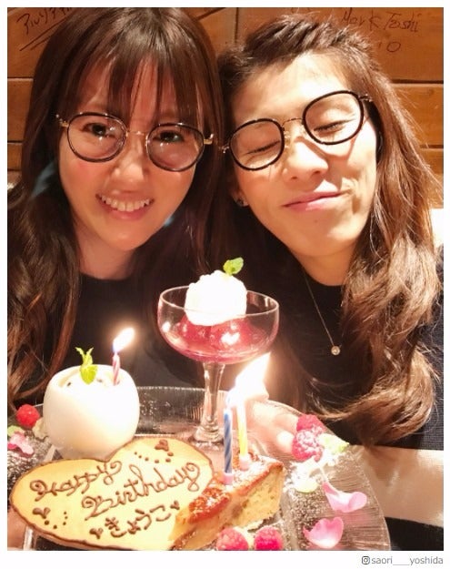 深田恭子＆吉田沙保里、またまた“双子コーデ”