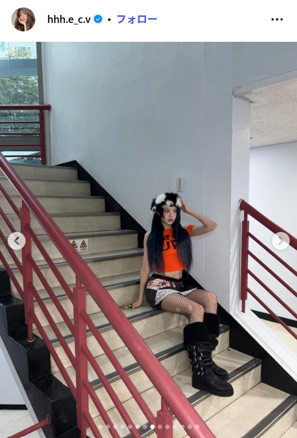 HONG EUNCHAE Instagramより