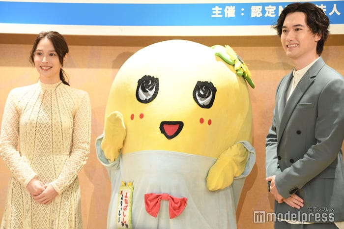 広瀬アリス、ふなっしー、マリウス葉(C)モデルプレス