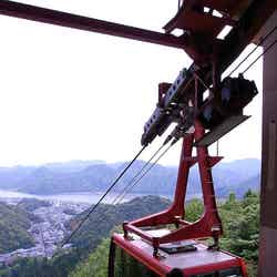 全長676mの「城崎温泉ロープウェイ」で大師山山頂へ/photo by bizmac