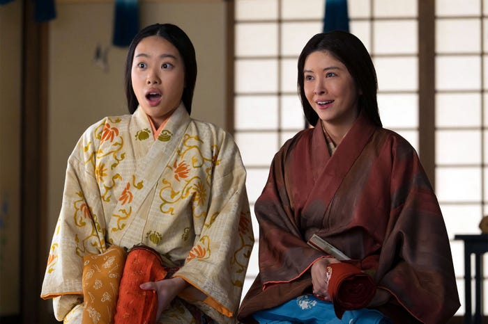 倉沢杏菜、宮澤エマ「豊臣兄弟!」第18話(C)NHK