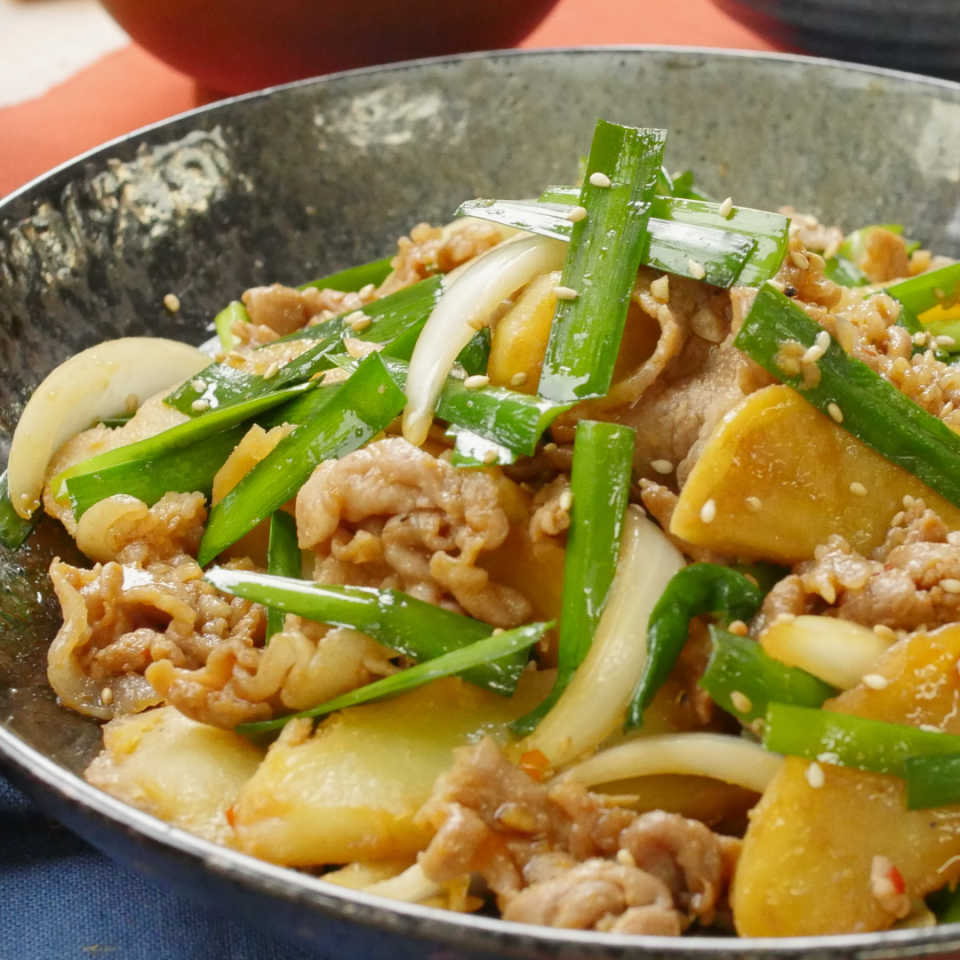 ガッツリ満腹！じゃがいもほくほく豚肉じゃがプルコギ