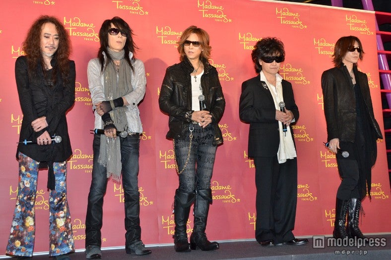 X JAPAN（左から）PATA、HEATH、YOSHIKI、Toshl、SUGIZO