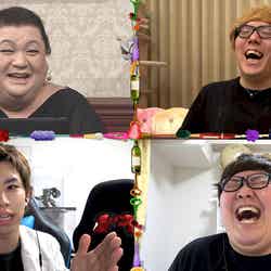 （上段左から）マツコ・デラックス、HIKAKIN（下段左から）はじめしゃちょー、デカキン（C）日本テレビ
