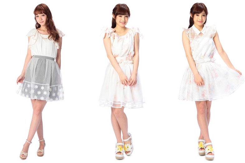 「オーガンジースカート」なら女の子度がぐーんとアップする！