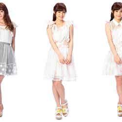 「オーガンジースカート」なら女の子度がぐーんとアップする！／左から「JugeETTA」「LIZ LISA」「LIZ LISA」画像提供：Tokyo Kawaii Life【モデルプレス】
