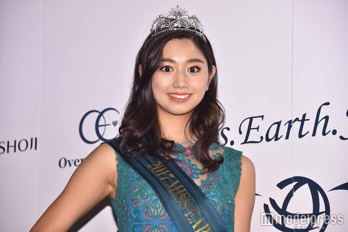 「2017ミス・アース・ジャパン」斎藤恭代さん (C)モデルプレス