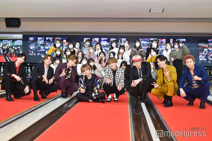 FANTASTICS from EXILE TRIBE /(左から)堀夏喜、澤本夏輝、佐藤大樹、八木勇征、中島颯太、世界、木村慧人、瀬口黎弥(C)モデルプレス