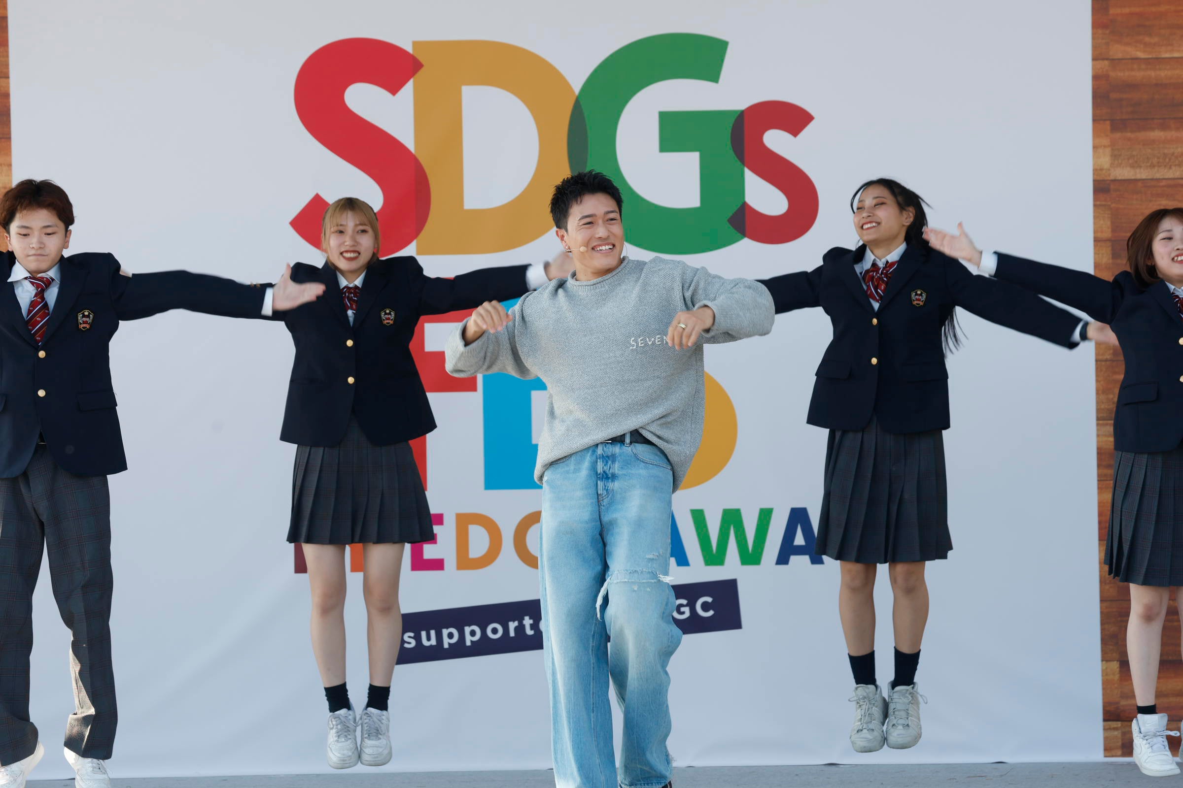 「EXILE TETSUYA with EXPG」の様子（C）SDGs FES in EDOGAWA 2023