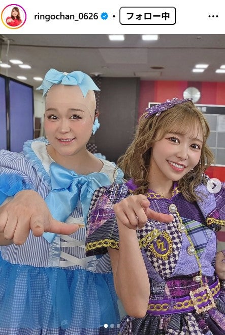 りんごちゃんInstagramより