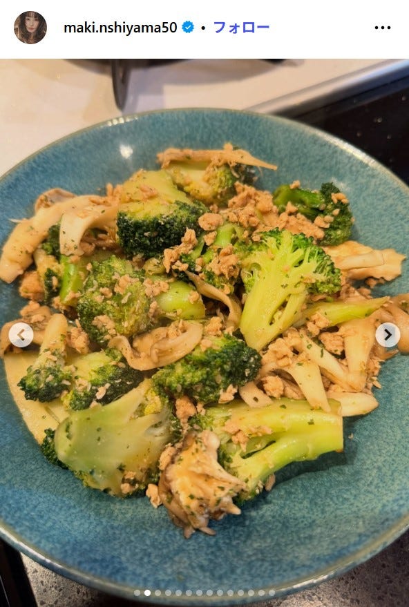 西山茉希Instagramより