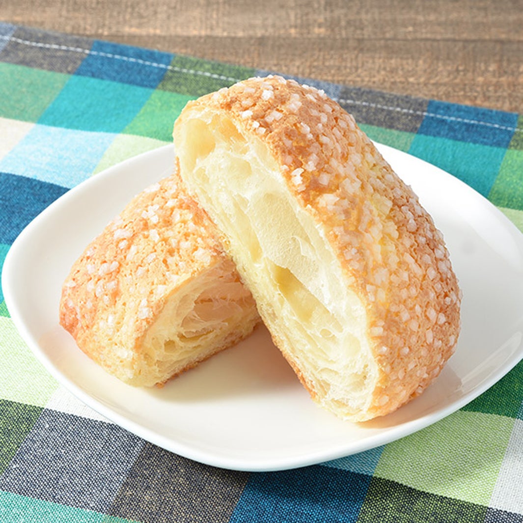 「バタークロワッサンメロンパン」税込158円（提供画像）