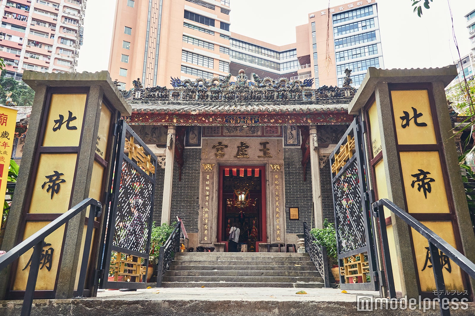 すぐ側には昔ながらの下町、背後には高層マンションが立ち並んでいますが、北帝廟の辺りだけは不思議な静けさが満ちています （C）モデルプレス