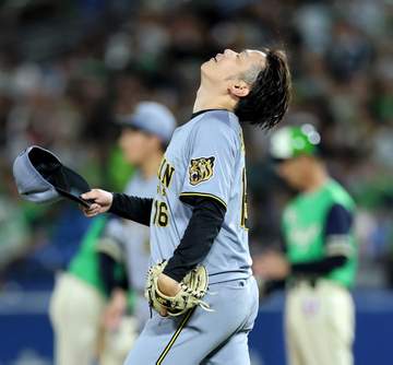 阪神・西勇 306戦連続先発も無念KO 史上2位タイでヤクルト・石川に並ぶ 3回1／3を4失点
