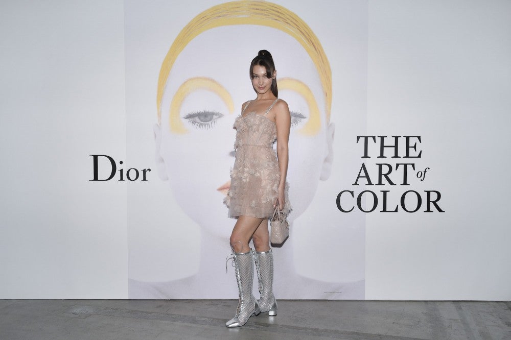 Dior】「ディオールアート オブ カラー展」のオープニングイベントに