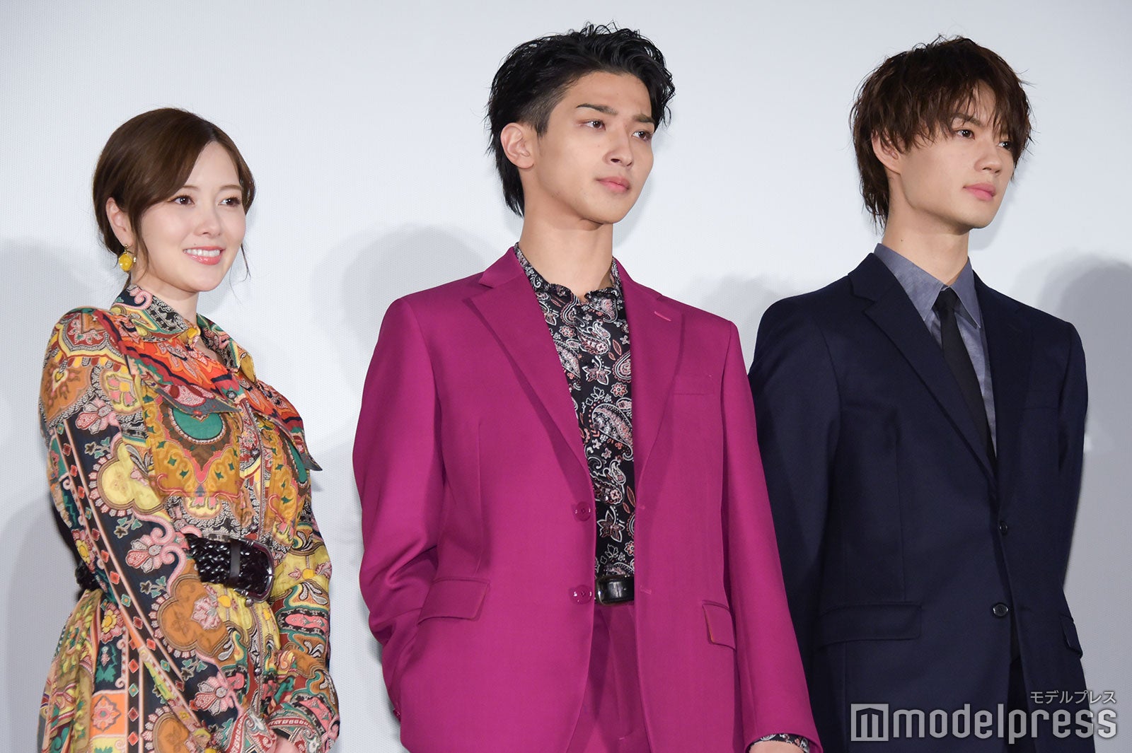 白石麻衣、横浜流星、佐野勇斗（C）モデルプレス