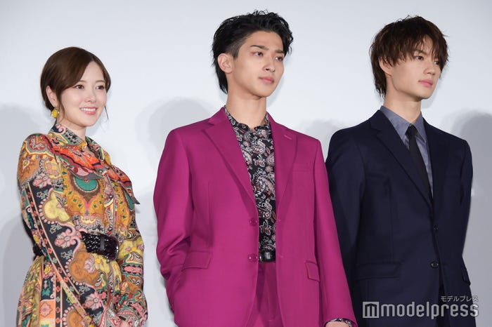 白石麻衣、横浜流星、佐野勇斗(C)モデルプレス