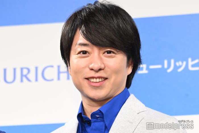 保険会社の新CM発表会に出席した櫻井翔(C)モデルプレス