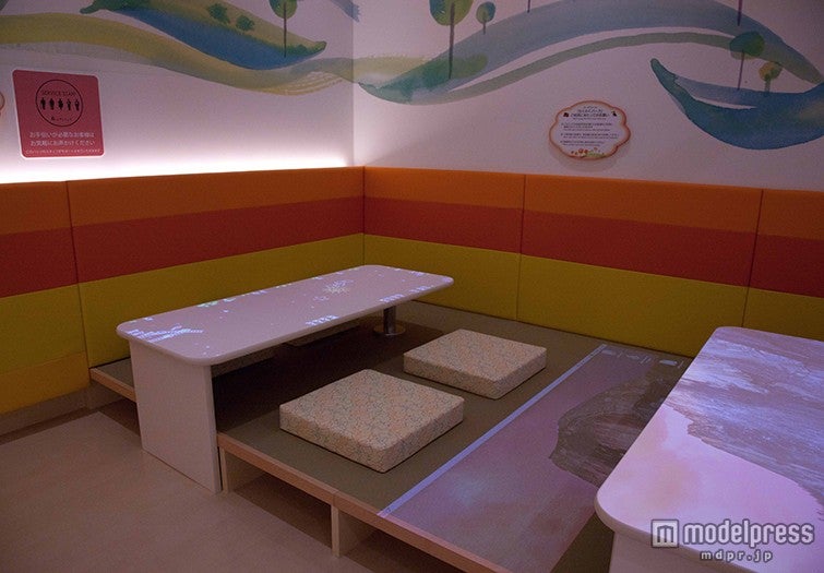 子どもたちが最新のデジタルテクノロジーを使って自由に遊べる「学ぶ！未来の遊園地」の一部