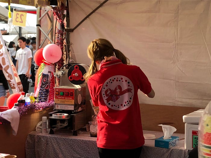 ami/「amitapi」出店の様子(提供写真)