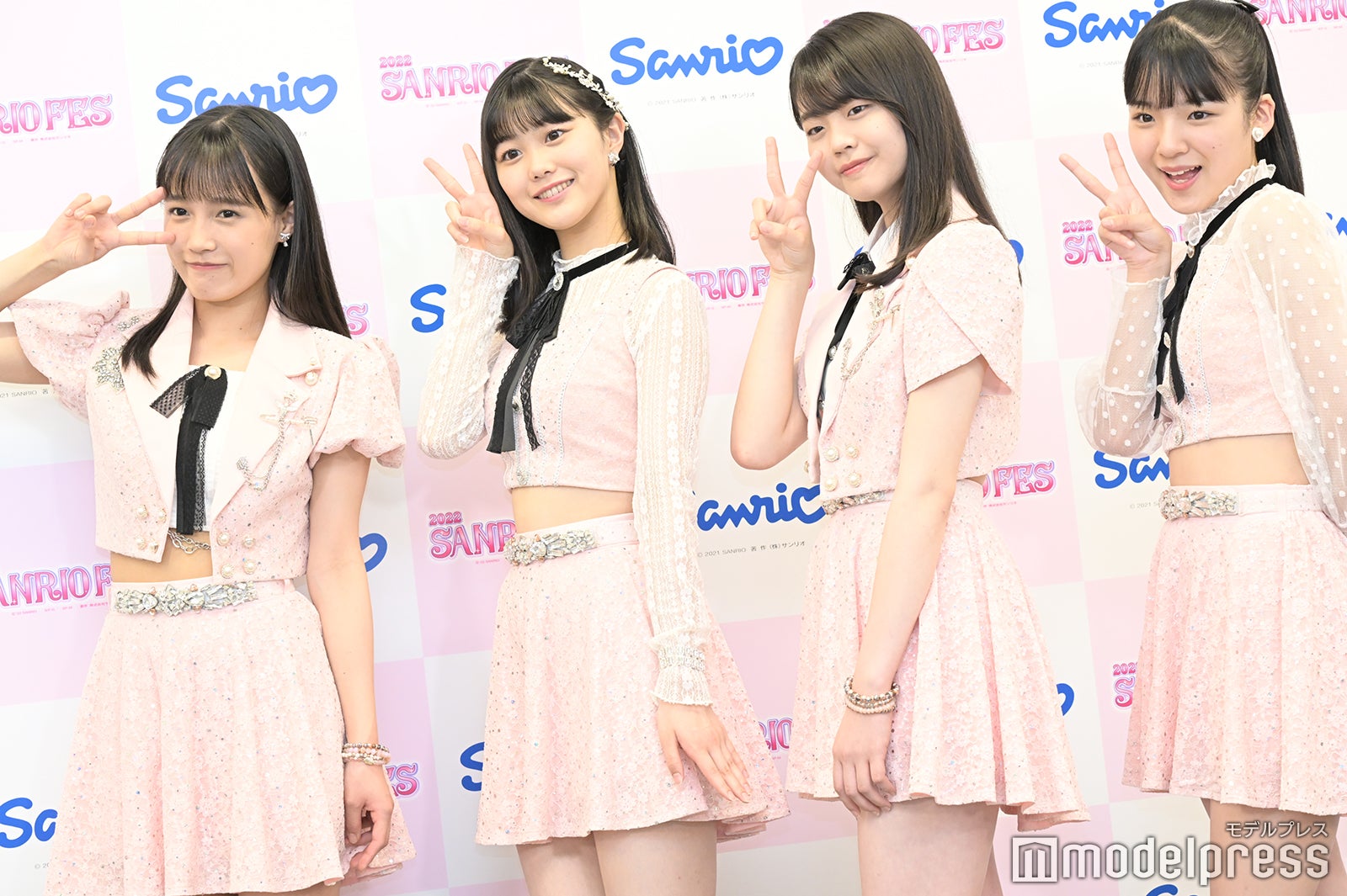 河西結心、八木栞、福田真琳、豫風瑠乃（C）モデルプレス