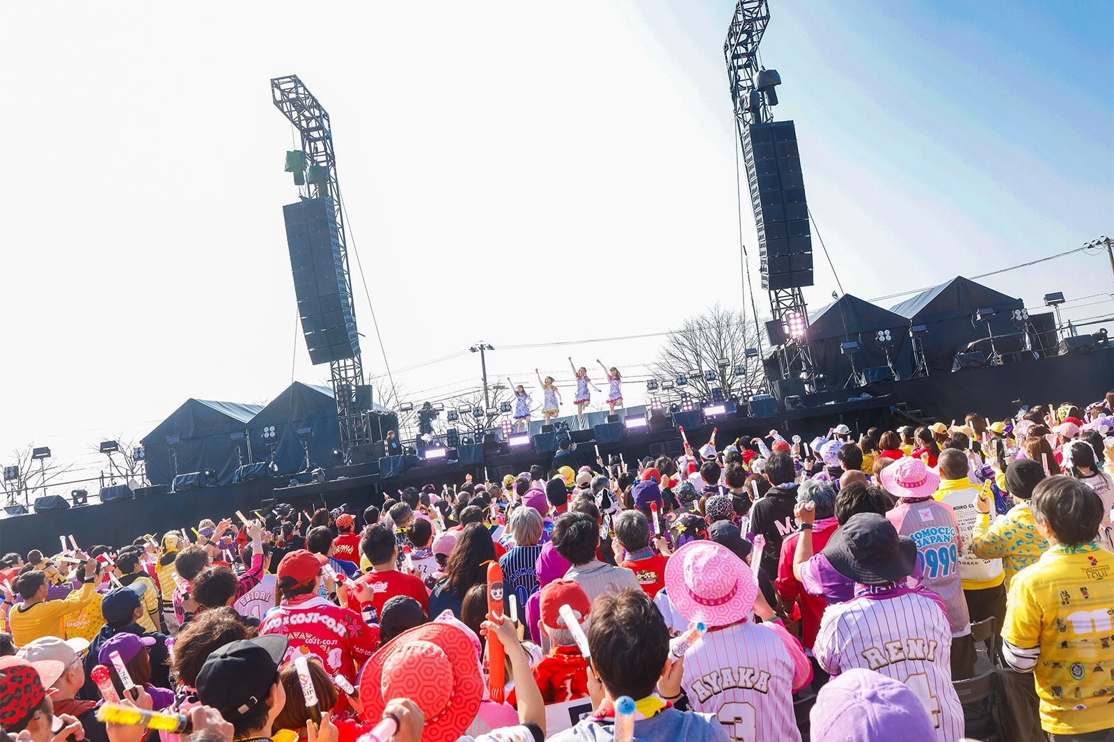 「ももクロ春の一大事2025 in 新発田市」の様子（C）笹森健一