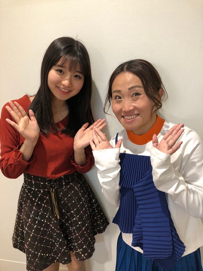 倉沢しえりとキンタロー。(写真提供:所属事務所)