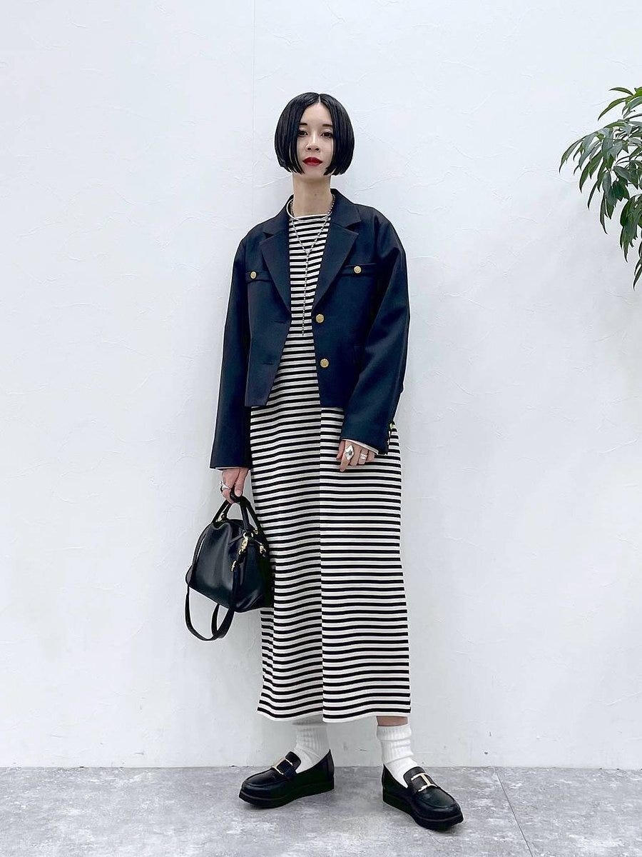 グローバルワーク 袖リボンカットワンピース グローバルワークの袖リボンカットワンピース