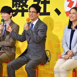 （左から）古川雄輝、唐沢寿明、広瀬アリス（C）モデルプレス